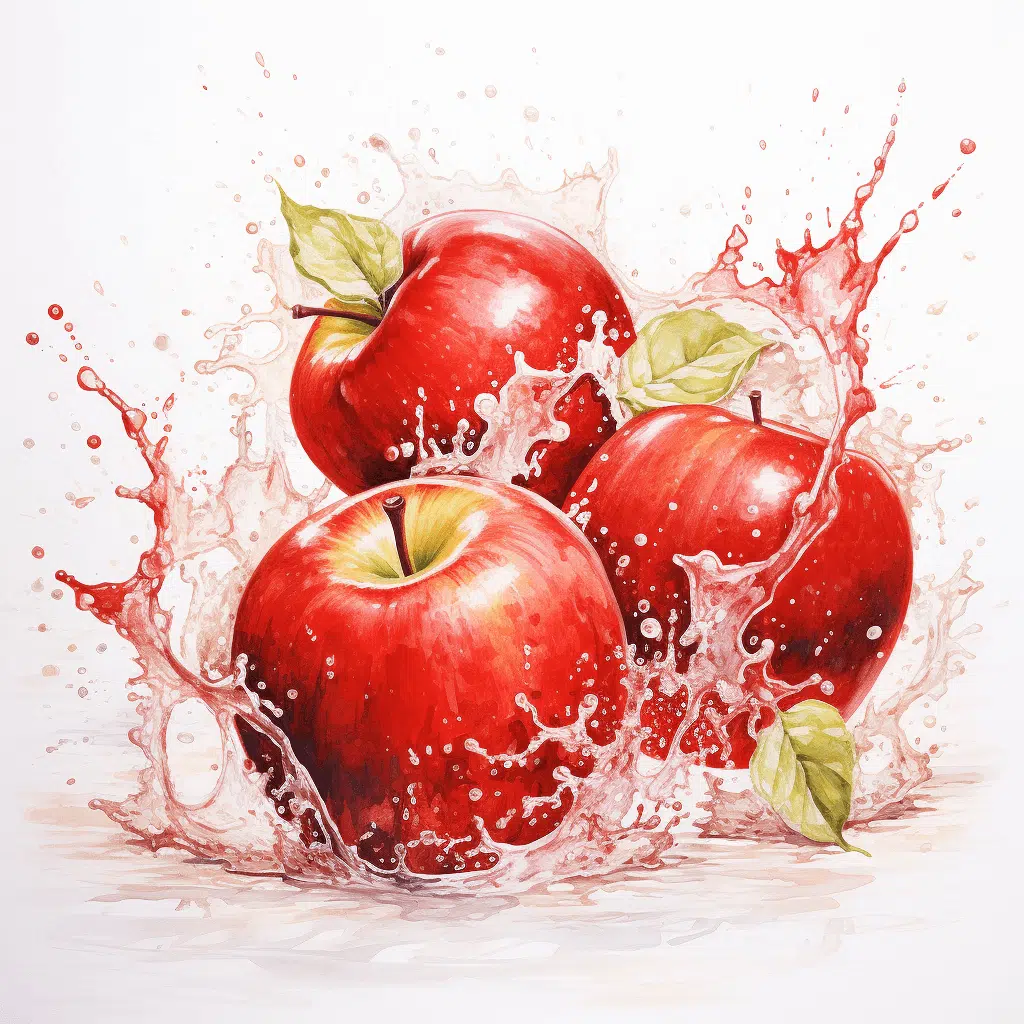 Leckere Äpfel mit vielen Vitaminen
